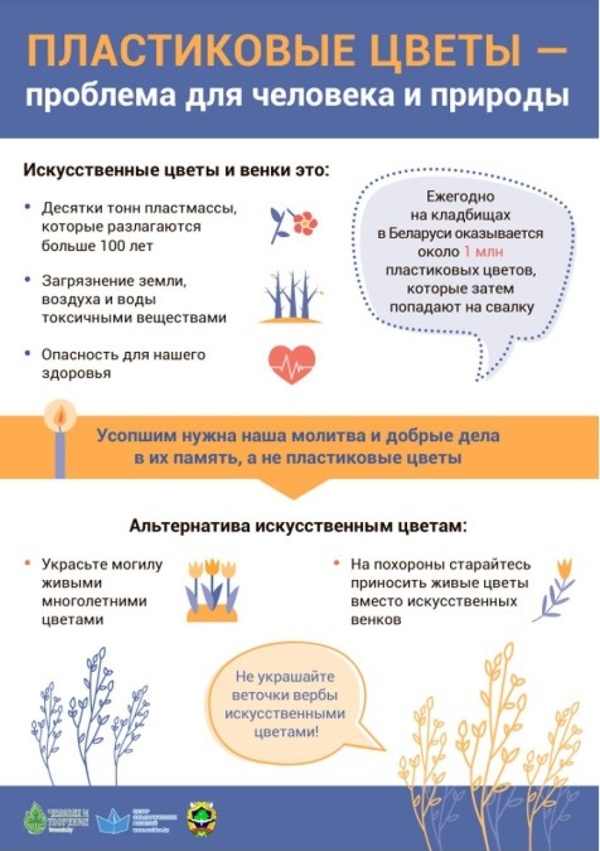 Пластиковые цветы
